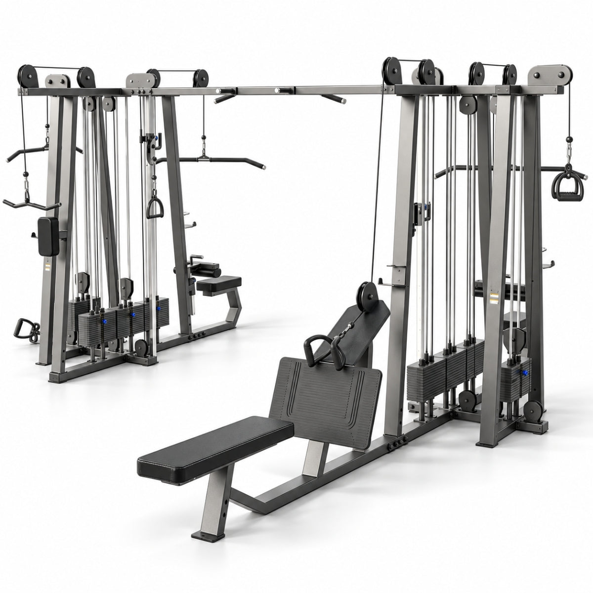 Multi Station 8 Stack – Multifuncional de 8 Estaciones para Gimnasio