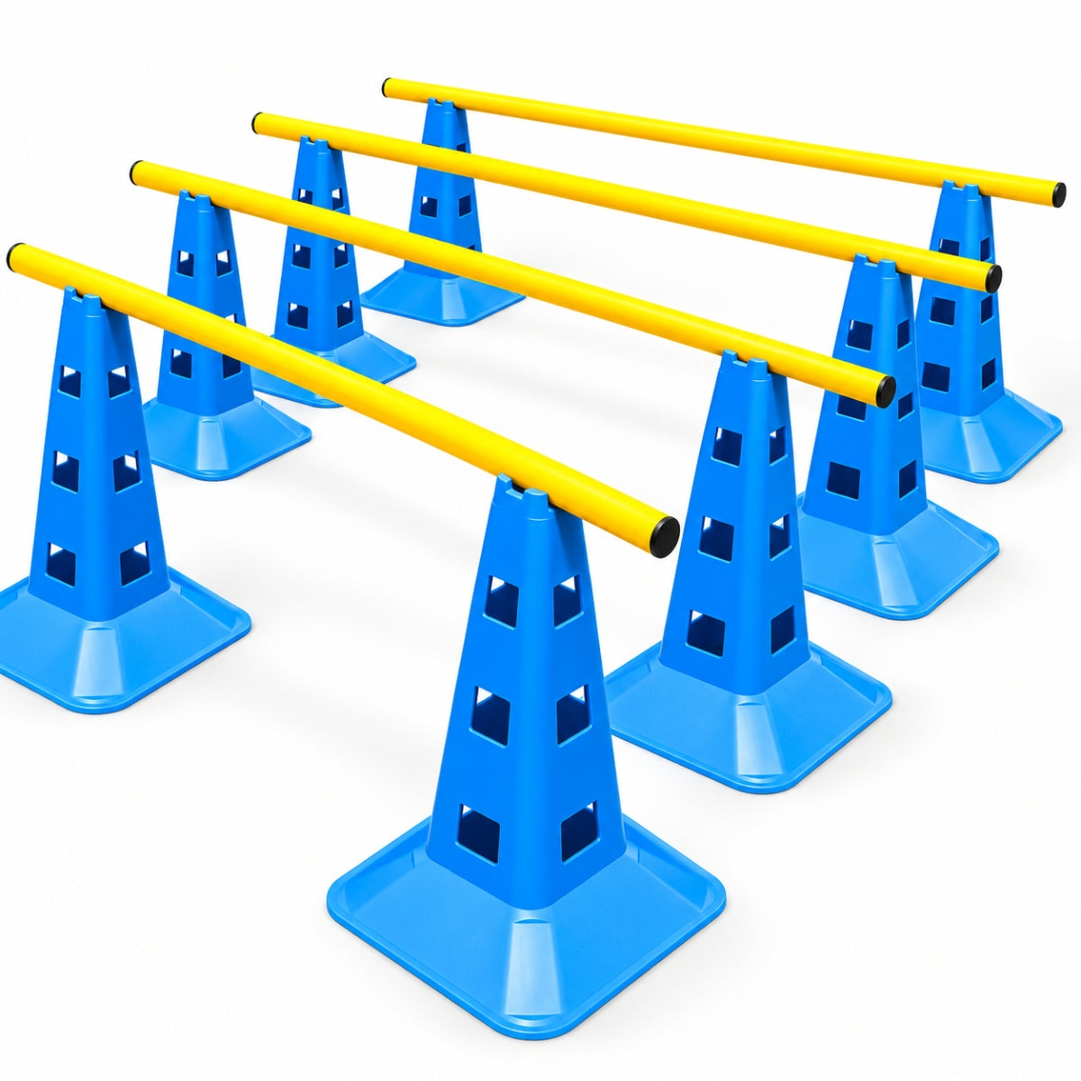 Set de Conos de Agilidad con Poste