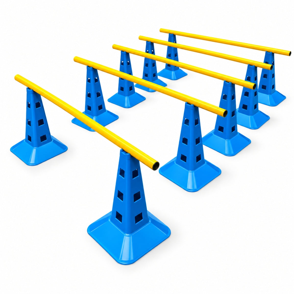 Set de Conos de Agilidad con Poste
