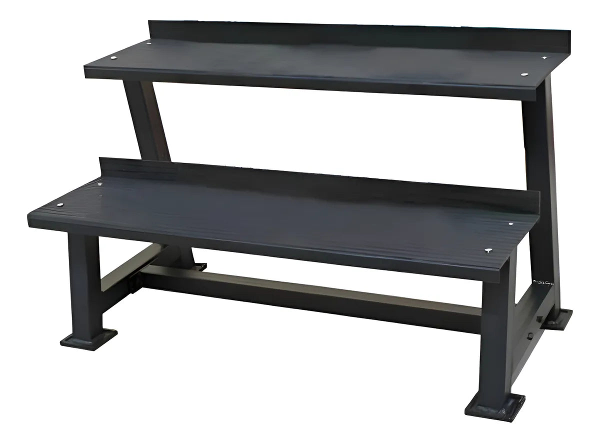 Rack para mancuernas rusas de dos niveles