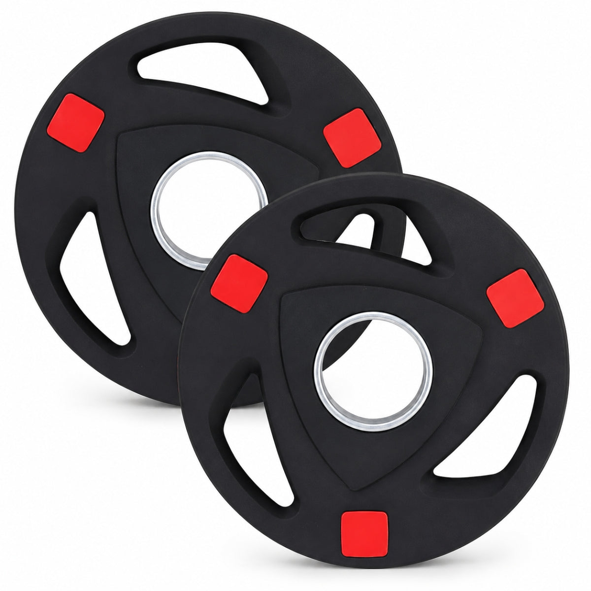 Par de Discos Olímpicos 3 Asas | 2.5 lb – 45 lb
