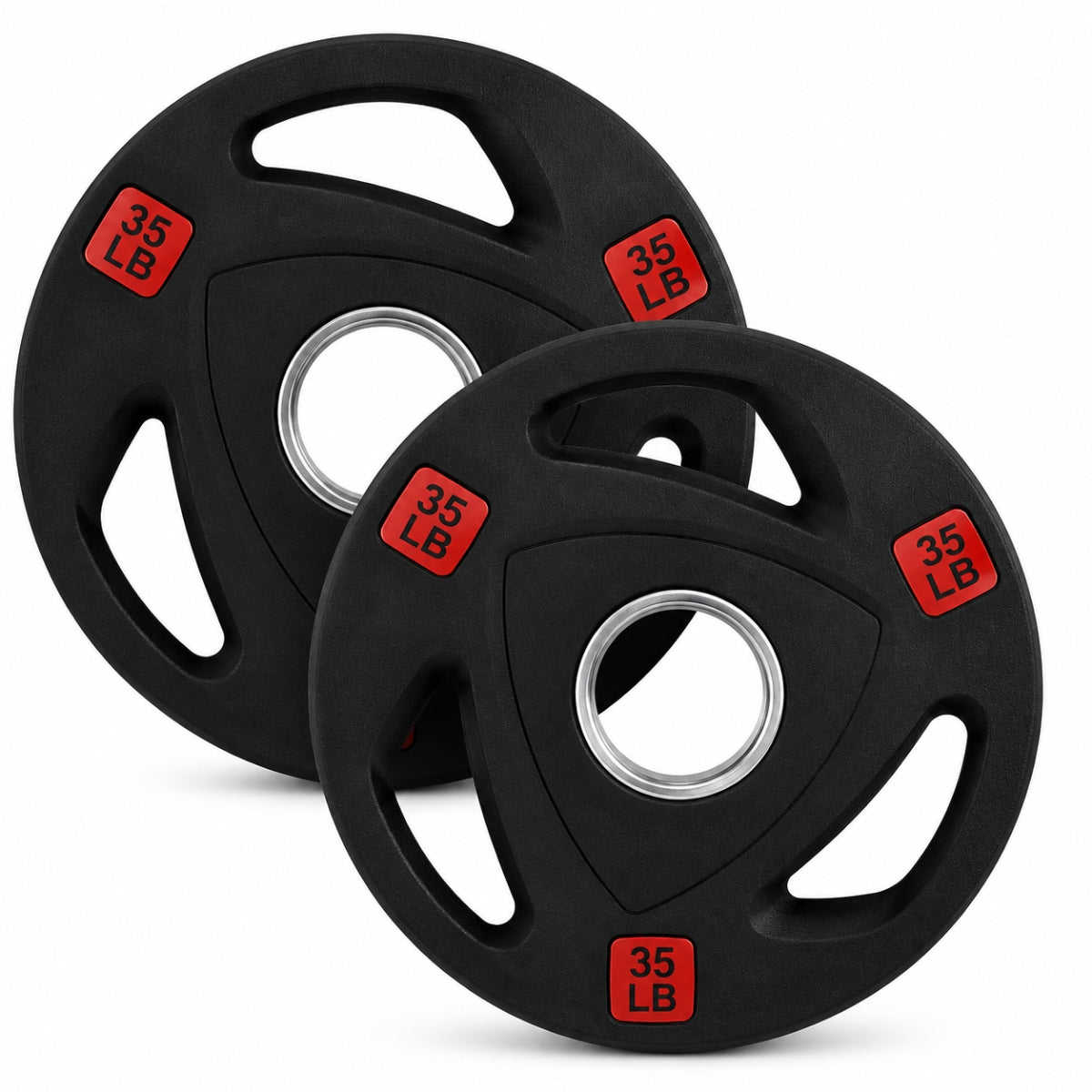Par de Discos Olímpicos 3 Asas | 2.5 lb – 45 lb