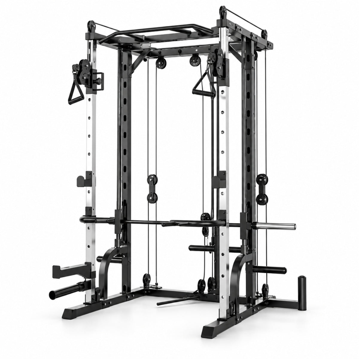 Paquete Power Strength con Powersmith, Banco, Barra, Discos y Mancuernas