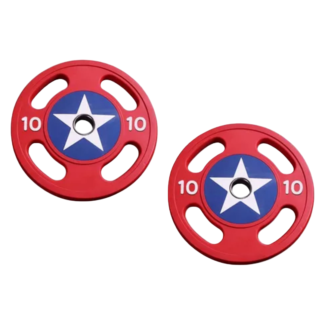 Par de discos olímpicos Capitán América image 2
