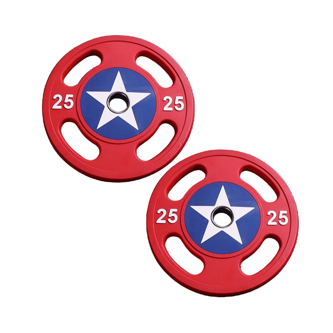 Par de discos olímpicos Capitán América image 5