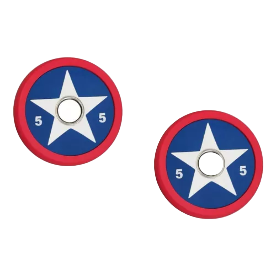 Par de discos olímpicos Capitán América image 1