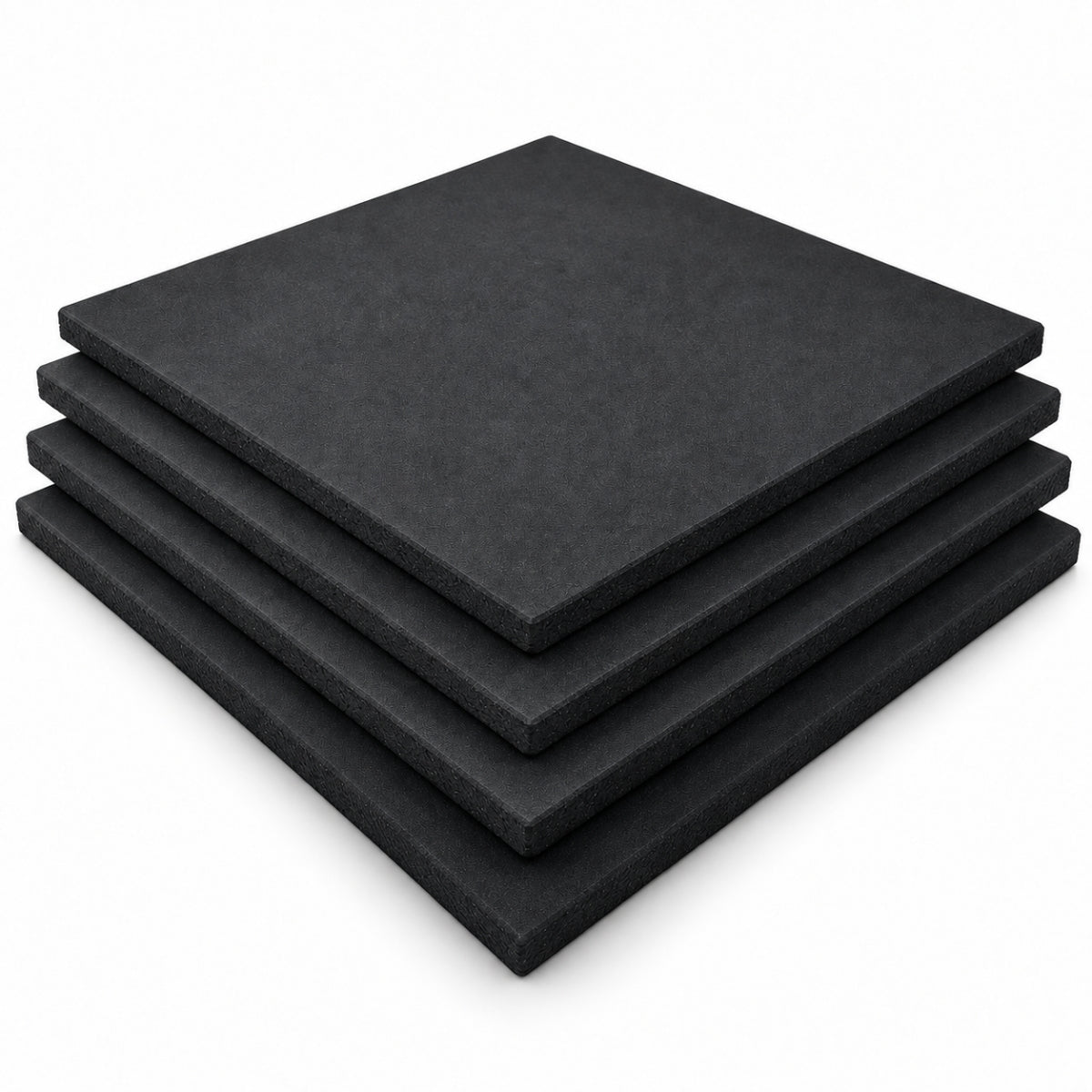 Piso de Caucho para Gimnasio por m² – 4 Piezas de 50 × 50 cm