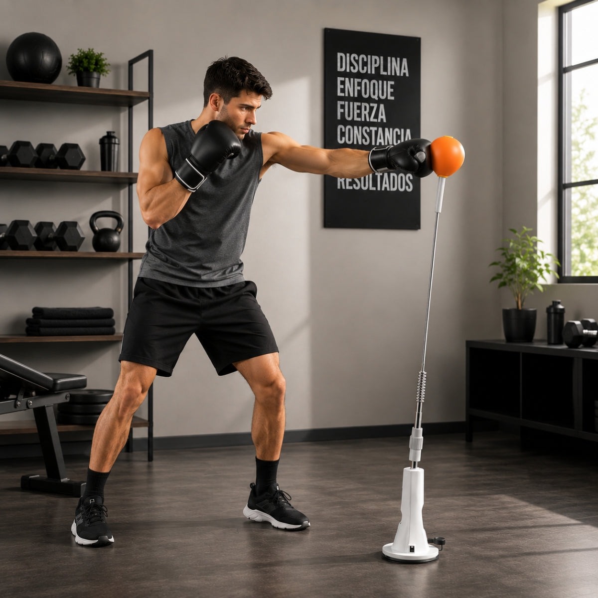 ReflexBox Pro – Pelota de Boxeo de Reflejos Ajustable