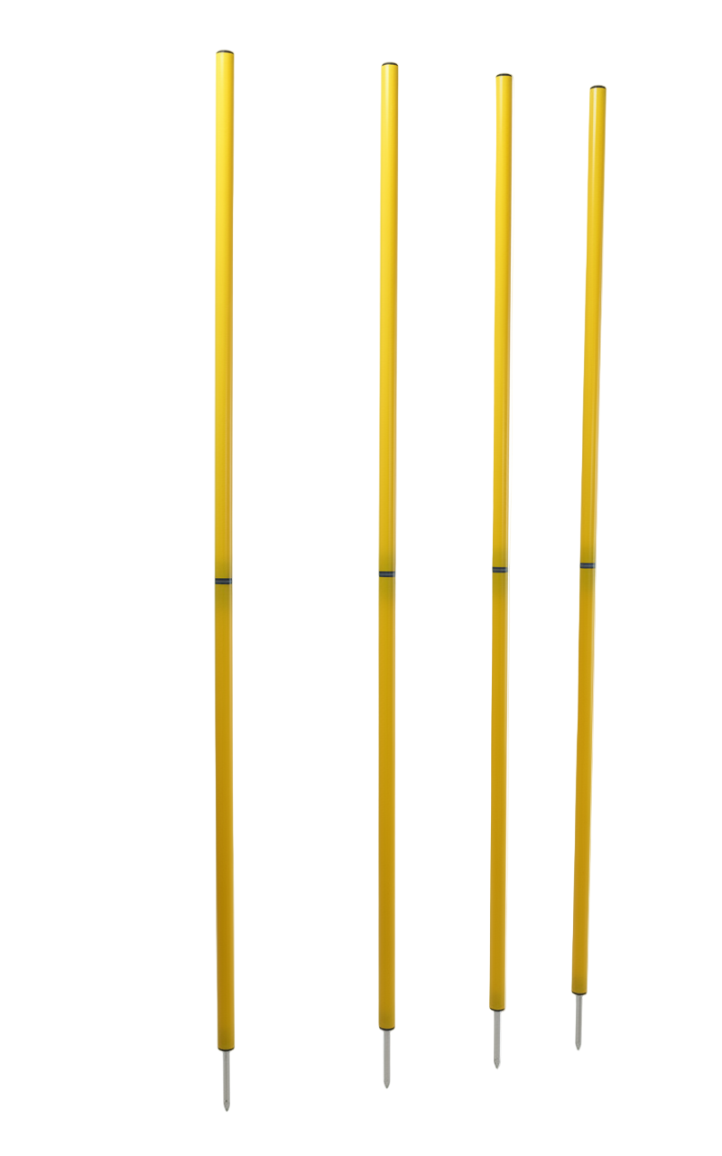 Set 4 vallas de agilidad plegables