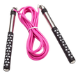 Cuerda de aluminio para salto color rosa image 0
