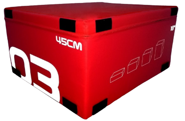 Banco Pliometrico Rojo 45 Cm image 0