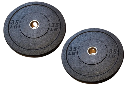 Par de Discos Bumpers 10lbs - 45lbs image 1