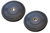 Par de Discos Bumpers 10lbs - 45lbs image 1