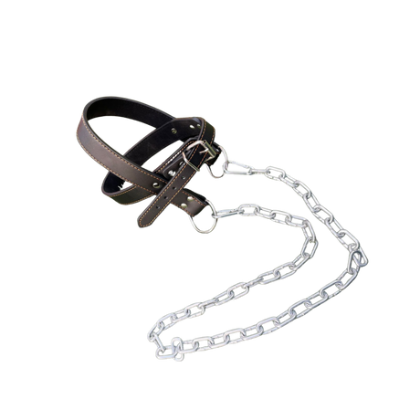 Ejercitador de cuello de cuero image 0