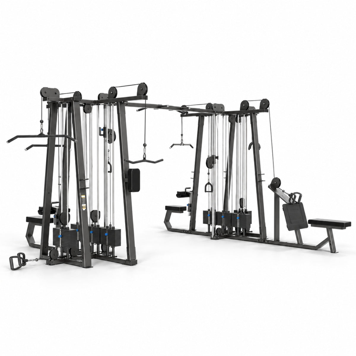 Multi Station 8 Stack – Multifuncional de 8 Estaciones para Gimnasio
