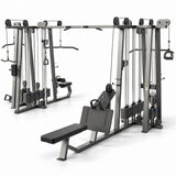 Multi Station 8 Stack – Multifuncional de 8 Estaciones para Gimnasio