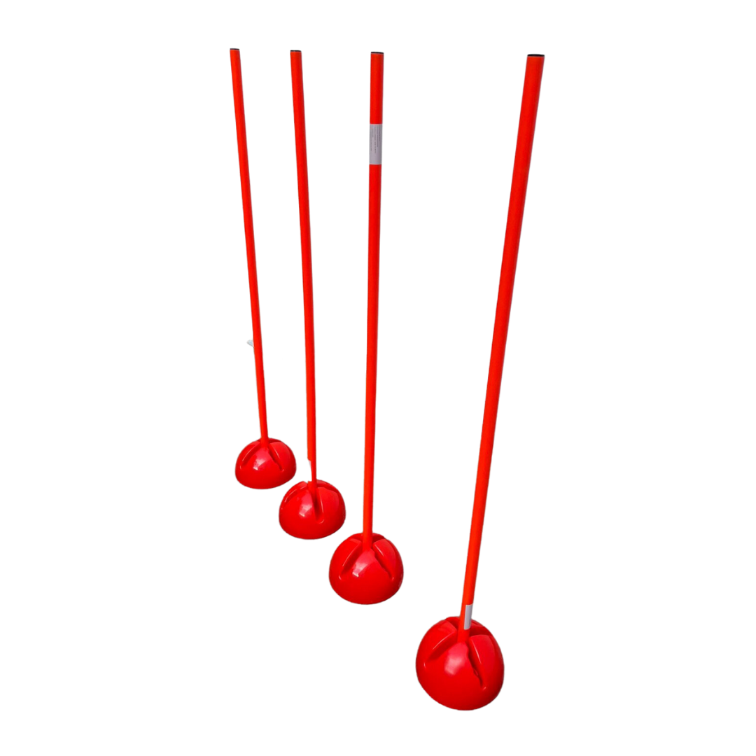 Set de 4 Postes con base 120 - 180cm image 0