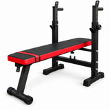 Banca Plana Plegable con Soporte para Barra