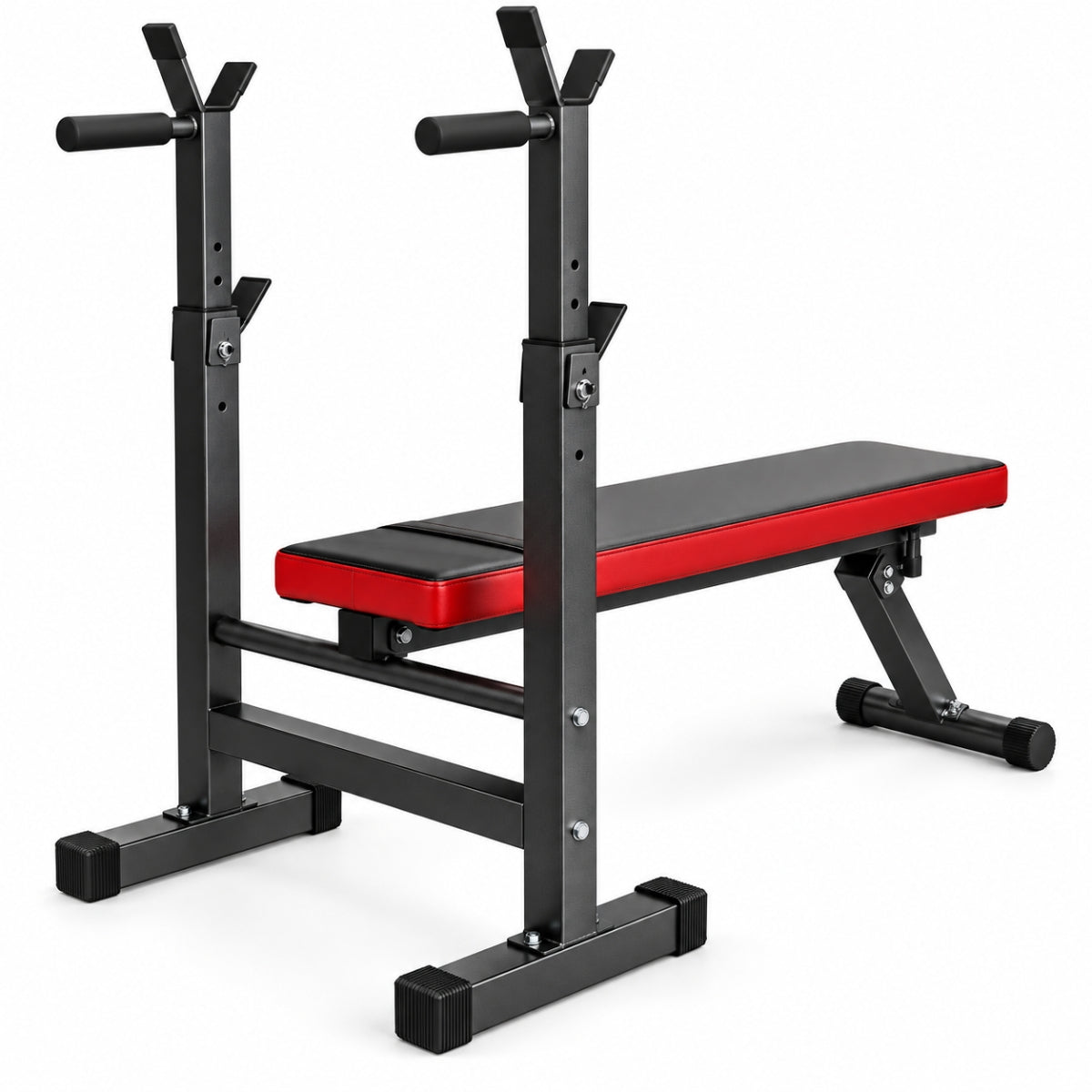 Banca Plana Plegable con Soporte para Barra