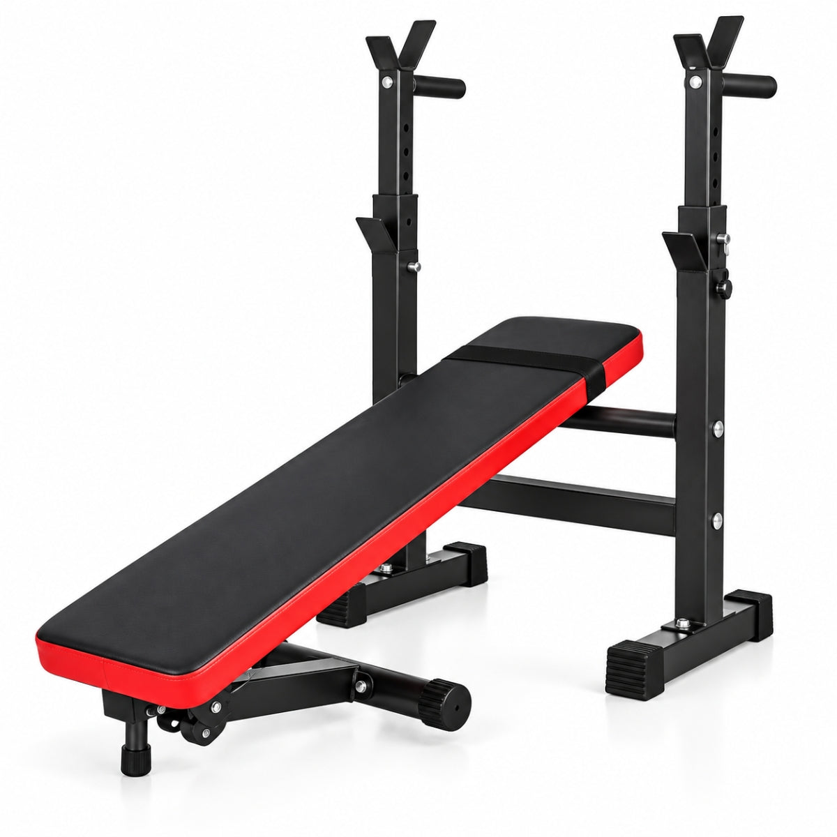 Banca Plana Plegable con Soporte para Barra
