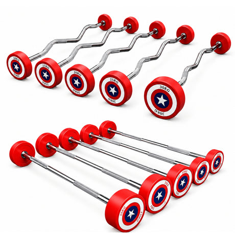 Set de 10 Barras Heroicas de Peso Integrado 10–30 kg