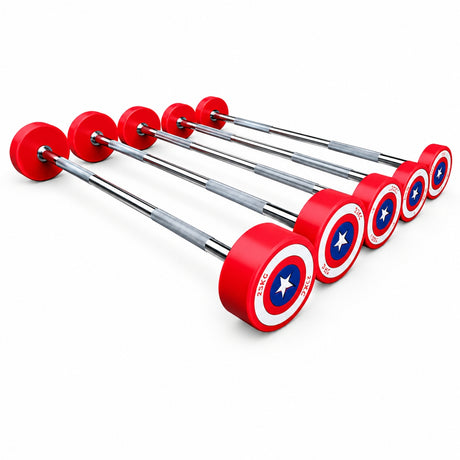 Set de 5 Barras Rectas Heroicas de Peso Integrado 10–30KG