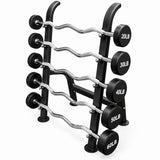 Set de 5 Barras Curvas de Peso Integrado 20–60 lbs