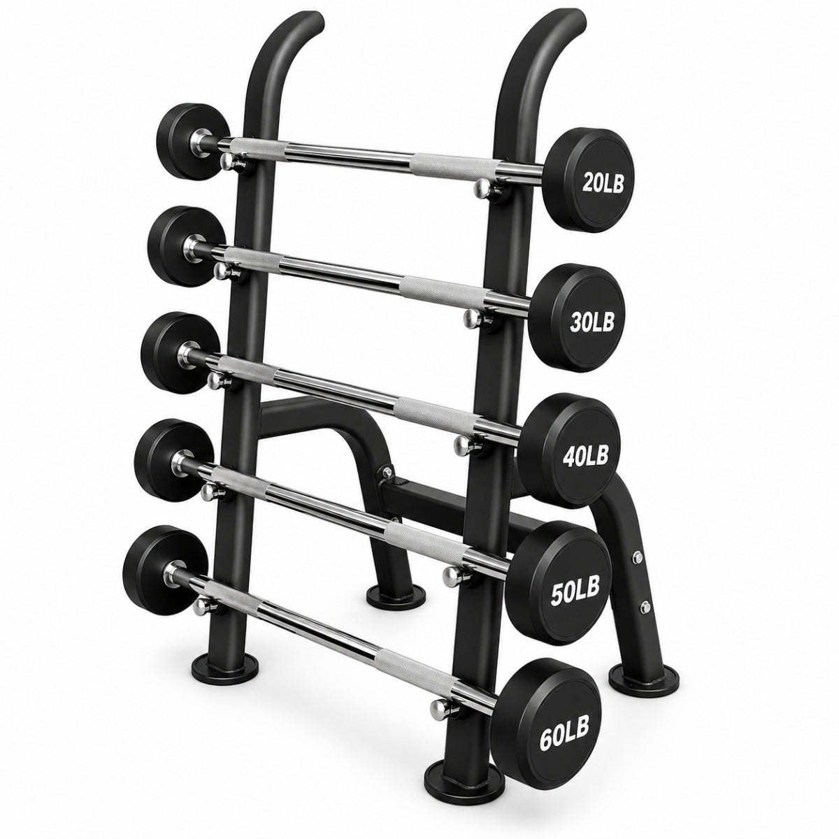 Rack con Barras Rectas de Peso Integrado 20–60 lbs