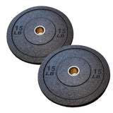 Par de Discos Bumpers (10lbs - 45lbs)