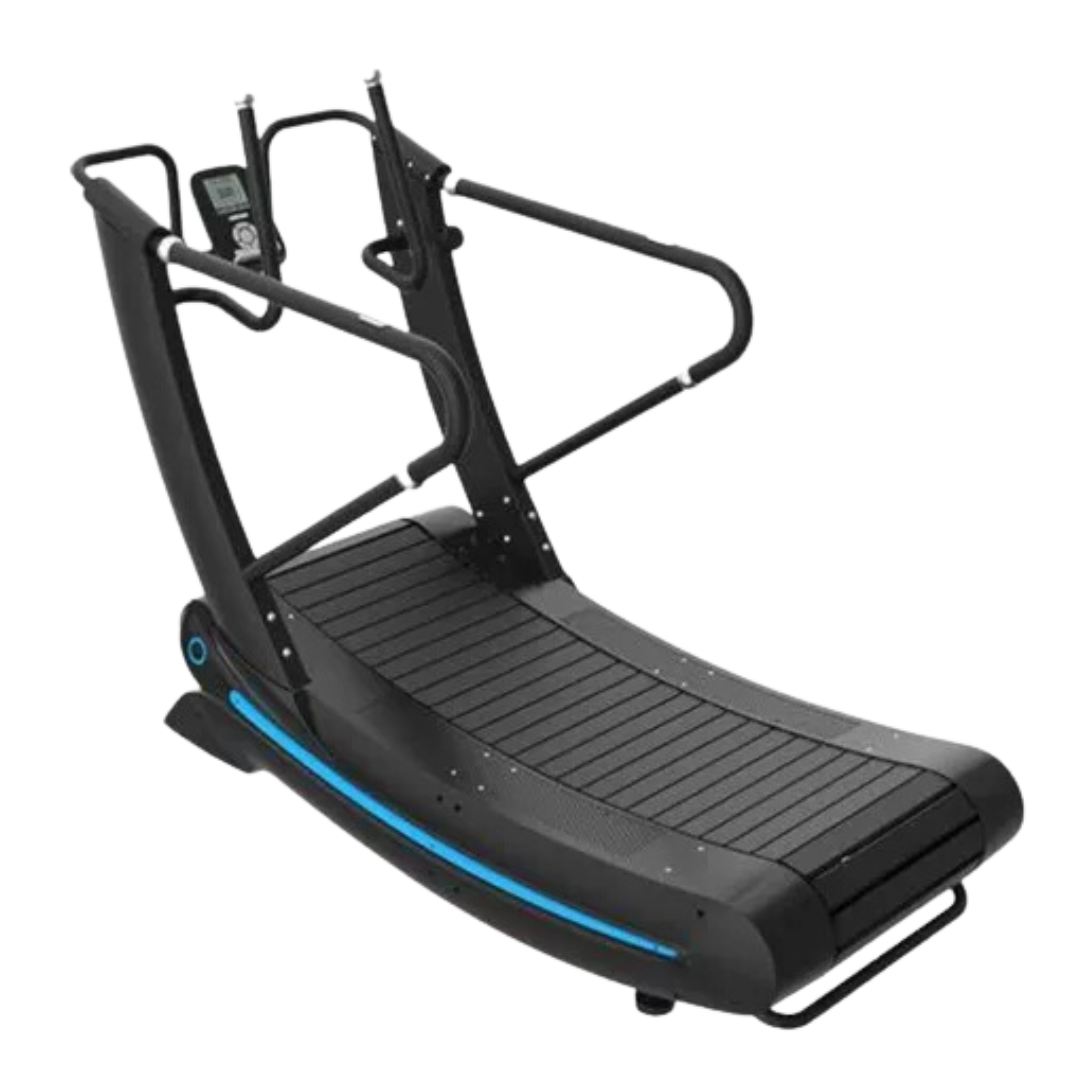 Caminadora curva con pantalla