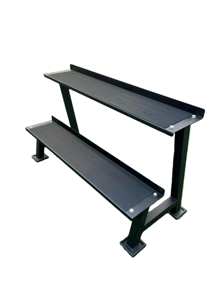 Rack para mancuernas rusas de dos niveles
