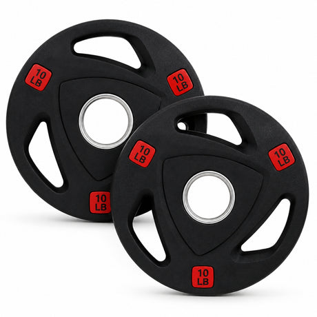 Par de Discos Olímpicos 3 Asas | 2.5 lb – 45 lb