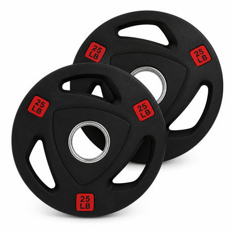 Par de Discos Olímpicos 3 Asas | 2.5 lb – 45 lb