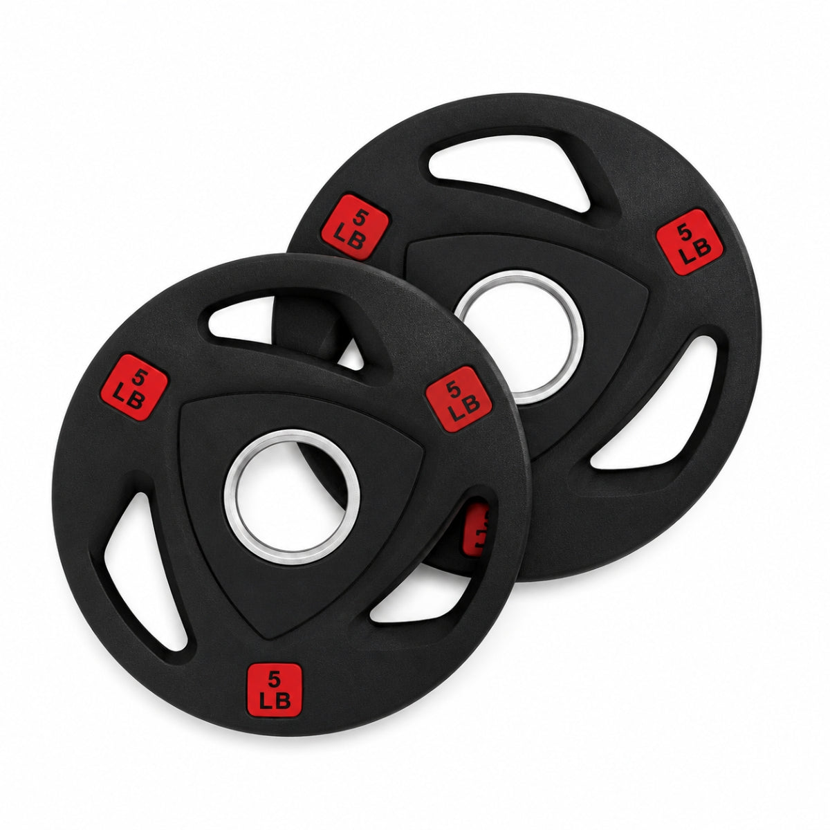 Par de Discos Olímpicos 3 Asas | 2.5 lb – 45 lb