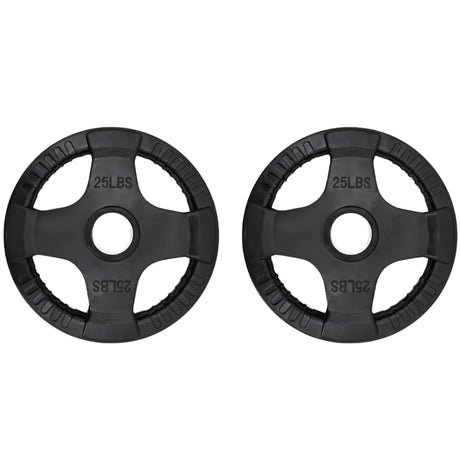 Par de discos olímpicos plastificados 2.5lbs - 45lbs