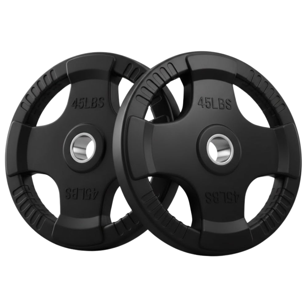 Par de discos olímpicos plastificados 2.5lbs - 45lbs