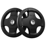 Par de discos olímpicos plastificados 2.5lbs - 45lbs