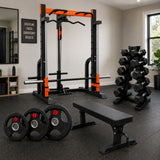 Paquete Essential Strength | Smith, Banco, Discos y Mancuernas
