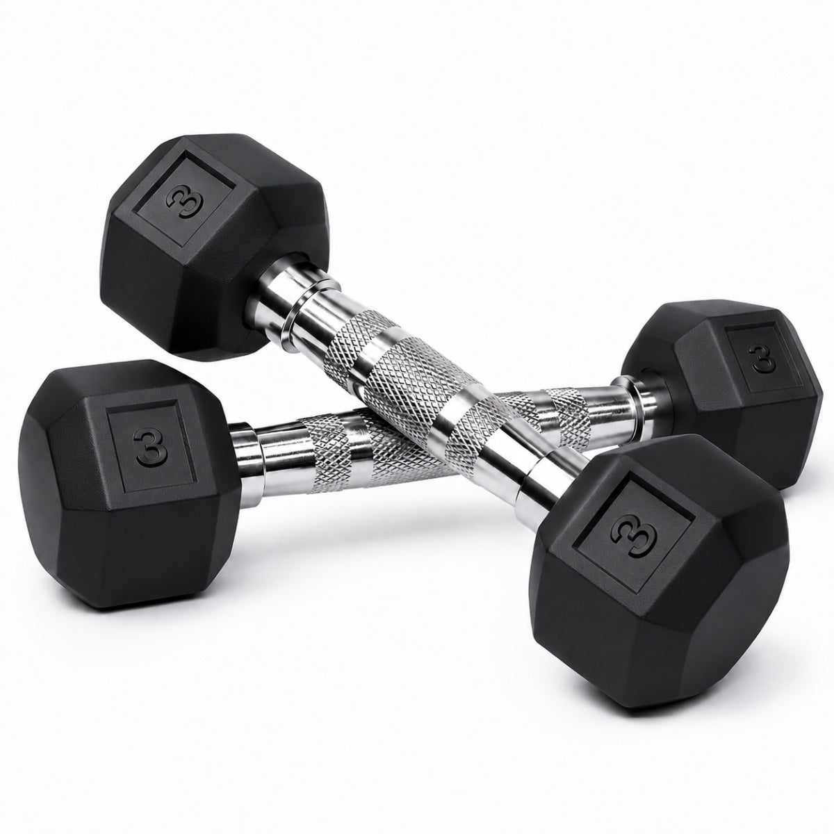 Par de Mancuernas Hexagonales | 3lbs - 120lbs