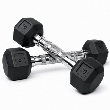 Par de Mancuernas Hexagonales | 3lbs - 120lbs