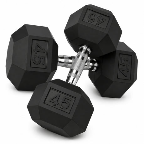 Par de Mancuernas Hexagonales | 3lbs - 120lbs
