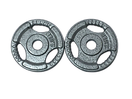 Par de discos estándar de 2.5lbs image 0