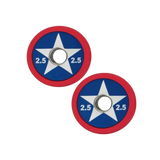 Par de discos olímpicos Capitán América image 0