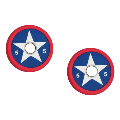 Par de discos olímpicos Capitán América image 1
