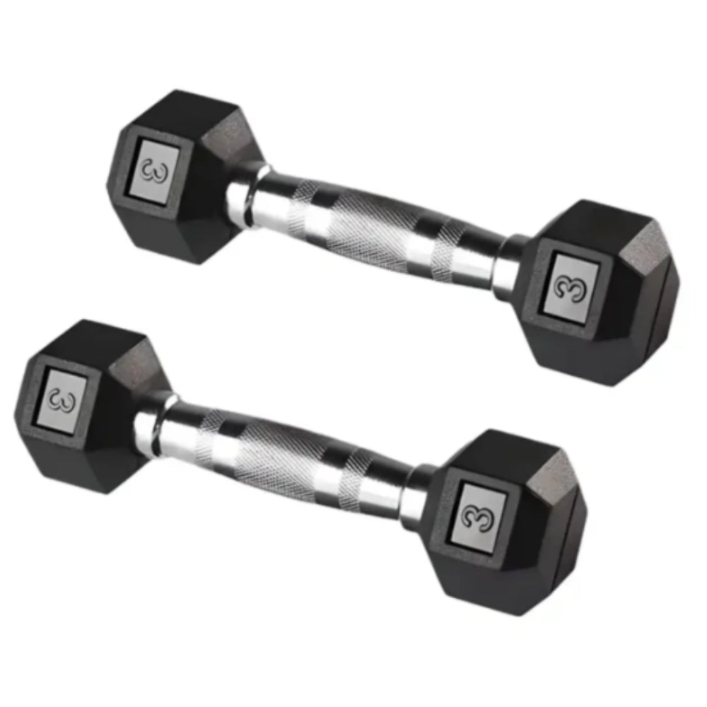 Par de Mancuernas Hexagonales | 3lbs - 120lbs