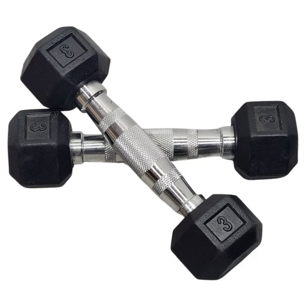 Par de Mancuernas Hexagonales | 3lbs - 120lbs