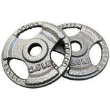 Par de Discos Estándar Tri-Grip | 1” (2.5 lb – 25 lb)