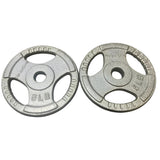 Par de Discos Estándar Tri-Grip | 1” (2.5 lb – 25 lb)