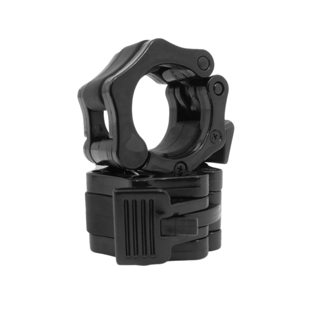 Par grips negros de plástico 2" image 0