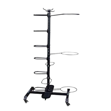Rack para pelotas de pilates, balones y equipo fitness image 0
